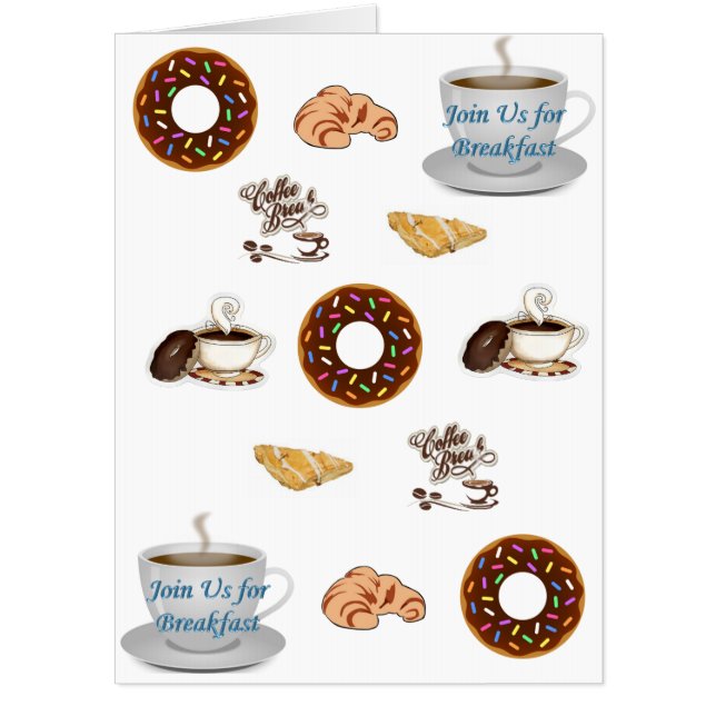 Happy Birthday Card, Large Birthday Card Coffee (Front)