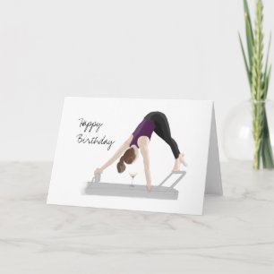 Happy Birthday Card Pilates Reformer
