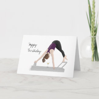 Happy Birthday Card Pilates Reformer