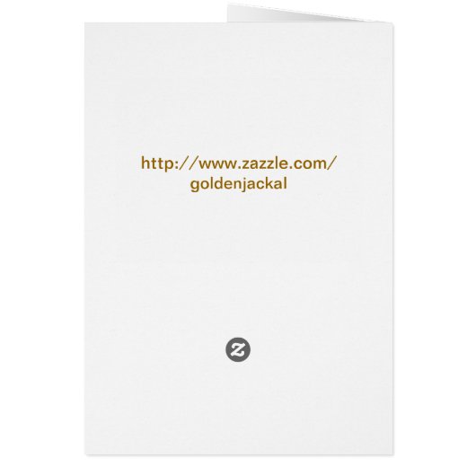 Happy birthday card with a gold cross and flowers (Back)