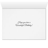 Happy Birthday Card with Cardinals and Squirrel (Inside Horizontal (Bottom))