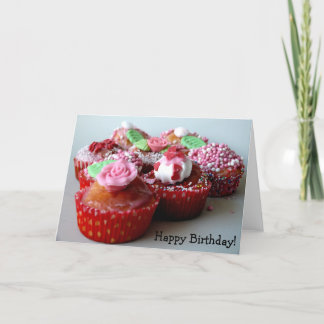 Happy Birthday! Card with Muffins