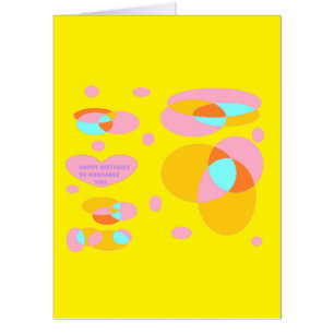 Happy Birthday card with sweet message on it