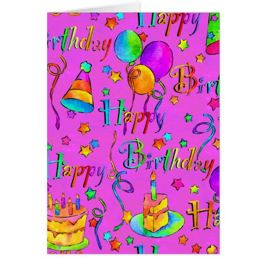 Happy Birthday! Cards (Front)