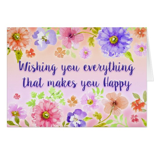 Happy Birthday Cards (Front Horizontal)