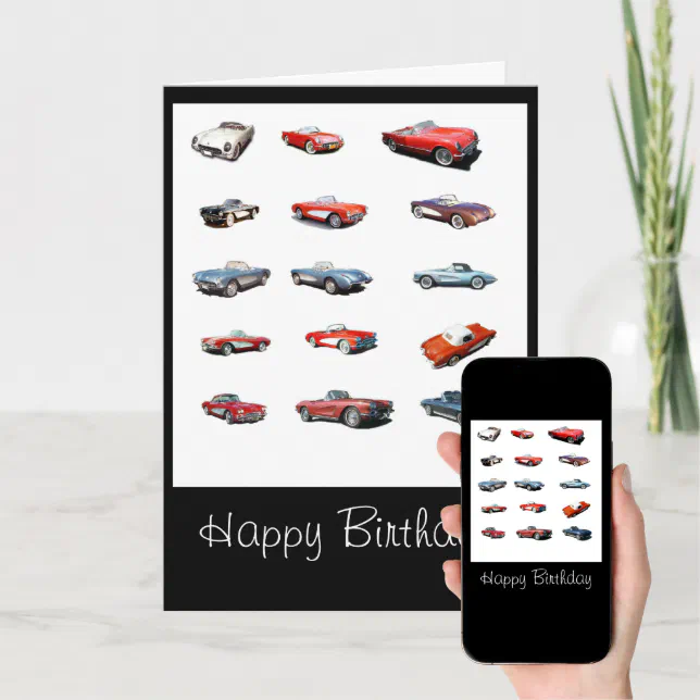 Happy Birthday Car Card Printable