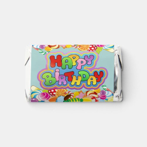 Happy Birthday Cartoon Candy Hersheys Miniatures