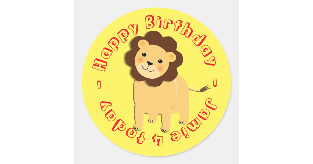 Yellow Purple Cheeky Monkey Children's Personalized Party Thank You Cards 