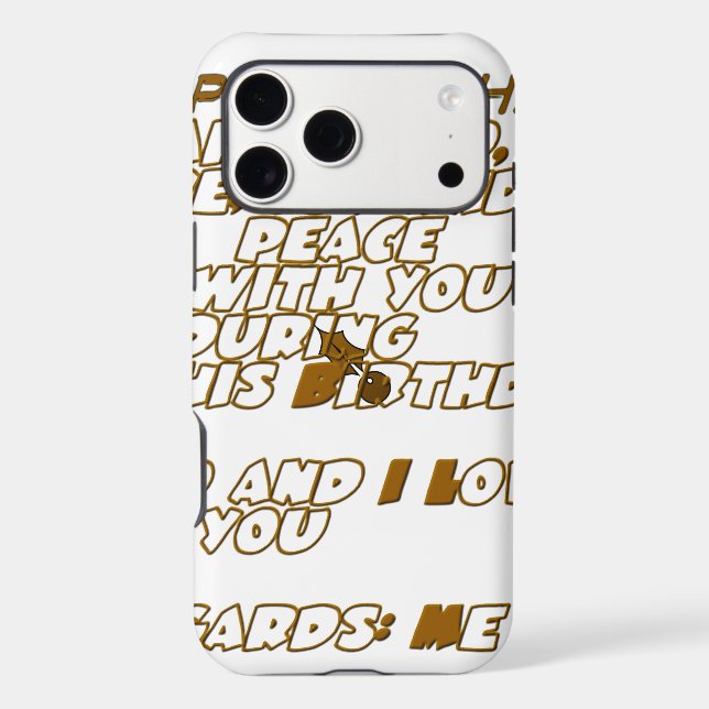 Happy Birthday Case-Mate iPhone Case (Back)