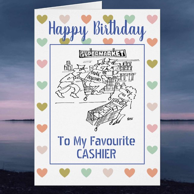 Happy Birthday Cashier Cards (Creator Uploaded)