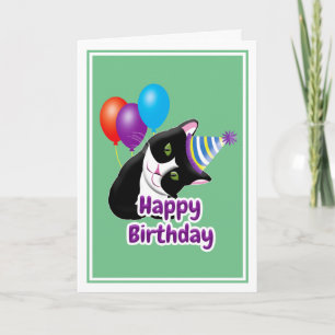 Happy Birthday Cat Card