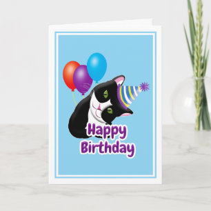 Happy Birthday Cat Card