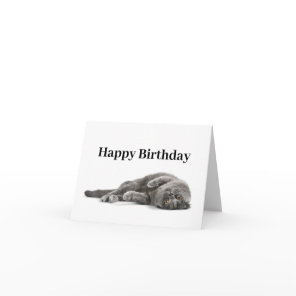 Happy Birthday Cat Lover Card
