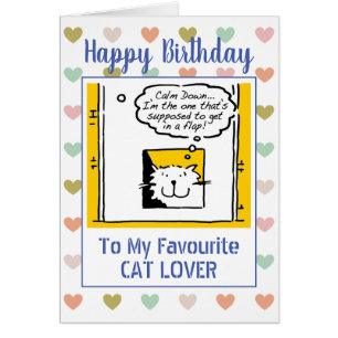 Happy Birthday Cat Lover Cards
