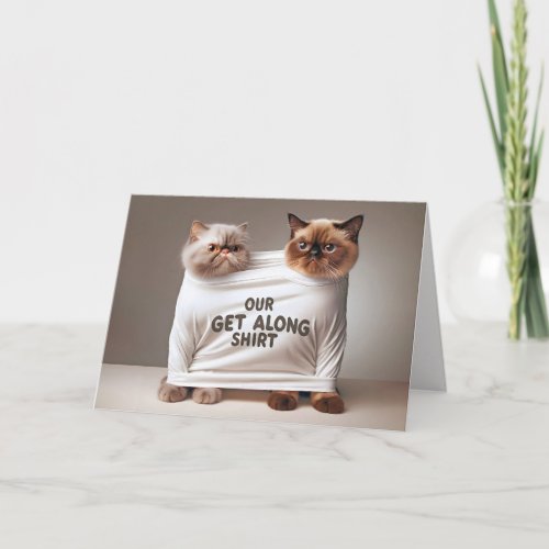Happy Birthday Cats For Sister Card