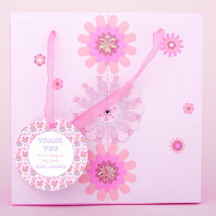 Happy Birthday Cats Have A Party Classic Round Sticker