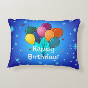 Happy Birthday celebration Accent Pillow