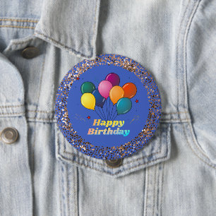 Happy Birthday Celebration Button