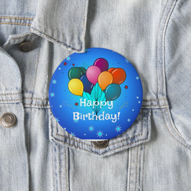 Happy Birthday celebration Button (In Situ)