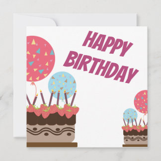 Happy Birthday Celebration Card