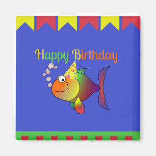 Happy Birthday Celebration Magnet