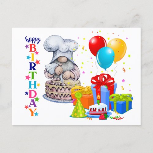 Happy Birthday Celebration  Postcard