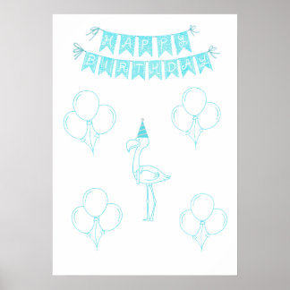 Happy Birthday Celebration Poster