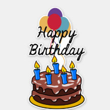 Rachel Ellen Cat's Dog's Cake Balloons Happy Birthday Gift Wrap Sheet/WP149 