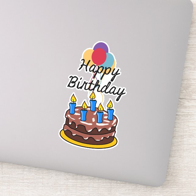 Happy Birthday celebration Sticker (Detail)