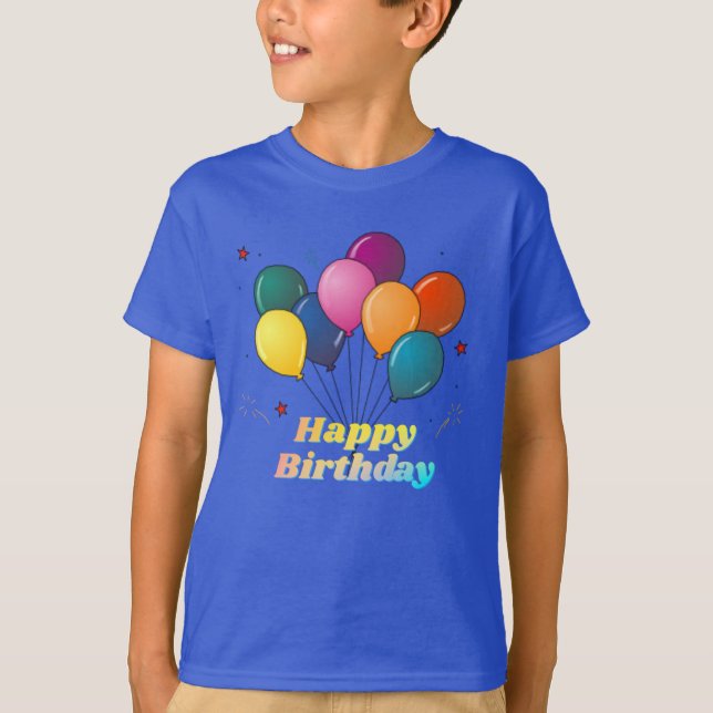 Happy Birthday Celebration T-Shirt (Front)