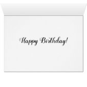 Happy Birthday Cemetery Card (Inside Horizontal (Bottom))