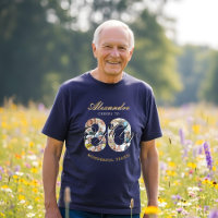  Happy Birthday Cheers To 80 Years Photo Collage