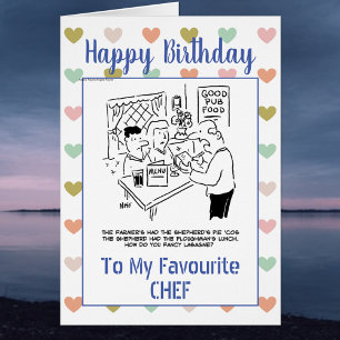 Happy Birthday Chef Cards