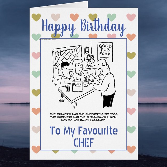 Happy Birthday Chef Cards (Creator Uploaded)