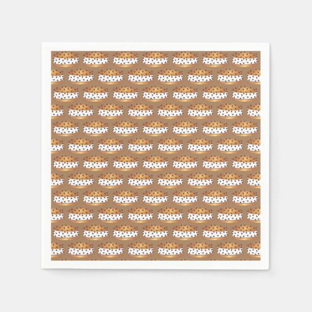 Happy Birthday Chipwich Ice Cream Sandwich Napkins (Front)