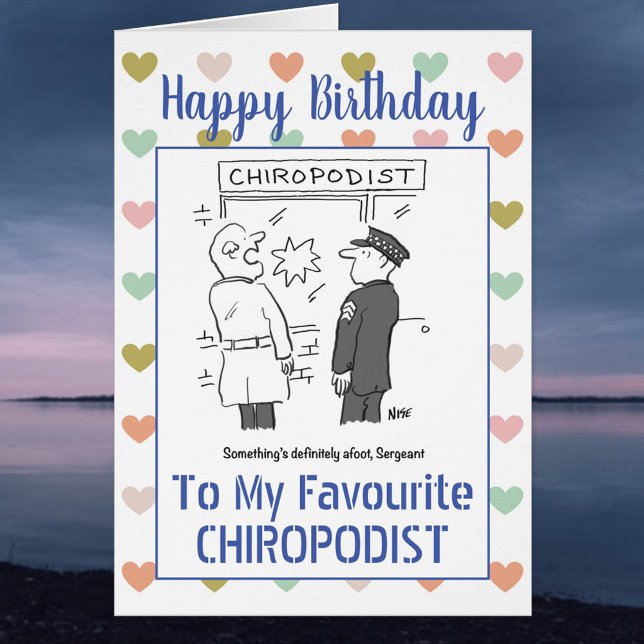 Happy Birthday Chiropodist Cards (Creator Uploaded)