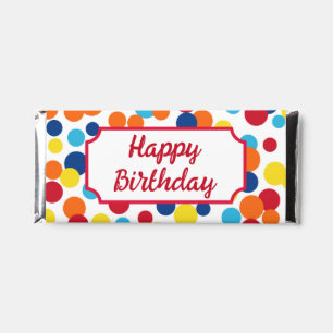 Happy Birthday Chocolate Candy Bar Gift