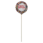 Happy Birthday Chocolate Covered Oreo Pop (Front)