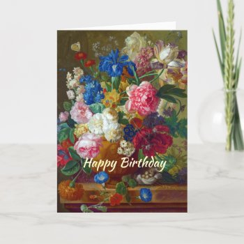 Happy Birthday Christian Card Flowers by heavenly_sonshine at Zazzle