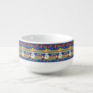 Happy Birthday Christmas Soup Mug, Santa Mug