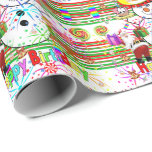 Happy Birthday Christmas Wrapping Paper
