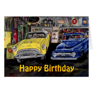 Happy Birthday Classic Car Gifts on Zazzle
