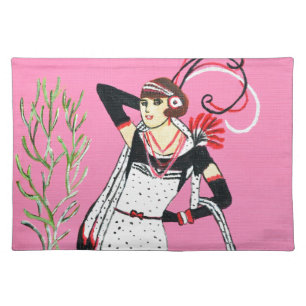 Happy birthday cloth placemat