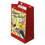 Happy Birthday Cockatiel Gift Bag
