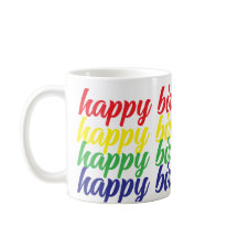 Happy Birthday coffee mug 