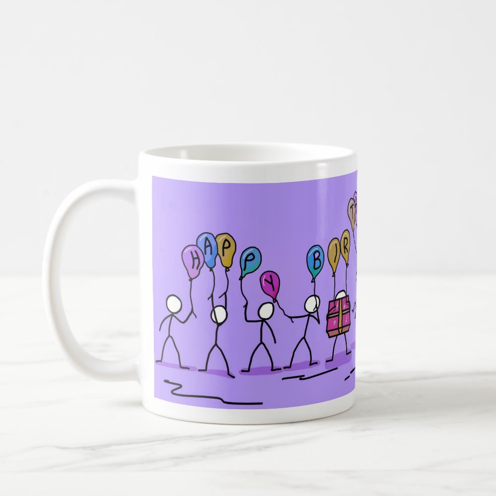 Happy Birthday Custom Designs Coffee Mug