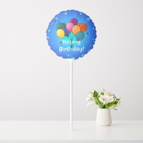 Happy Birthday colorful balloons
