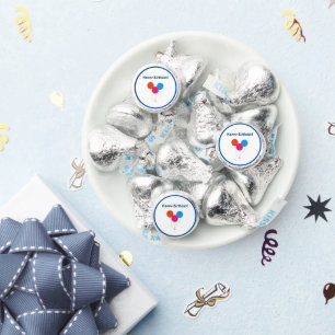 Happy Birthday Colorful Balloons Cartoon Hershey®'s Kisses®