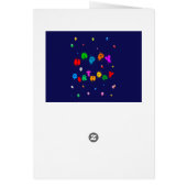 Happy Birthday Colorful Balloons customizable (Back)