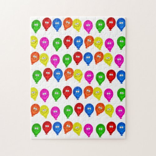 Happy Birthday Colorful Balloons Jigsaw Puzzle